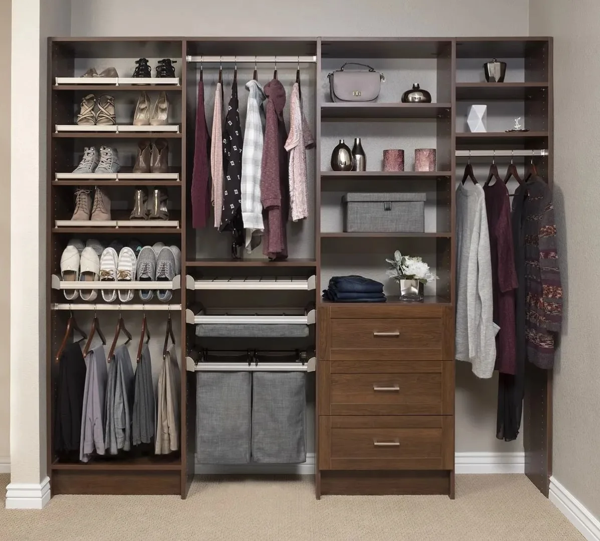 Organizing Solutions of San Diego Custom Closet Systems Reach-In C.losets Reach-In closets Custom Closet Systems Organizing Solutions of San Diego