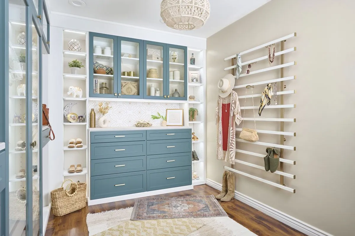 lagoon-and-white-walk-in-closet-system-2-1920w Organizing Solutions of San Diego custom organization