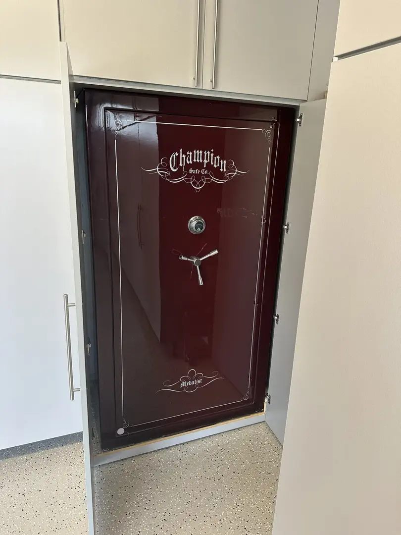 Custom Garage Storage Solutions and Hidden Safe Design in Carlsbad